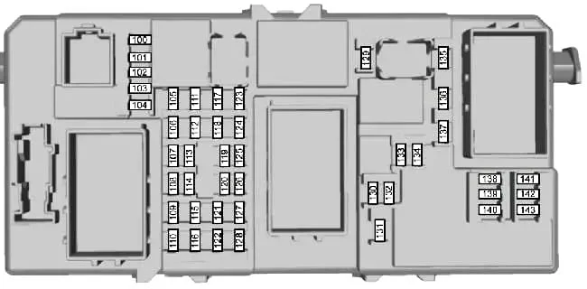 Ford Kuga I (2008-2012) - schematy bezpieczników i przekaźników