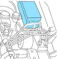 Ford Ranger III (2001-2003) - schematy bezpieczników i przekaźników