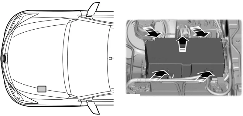 Mazda BT-50 II (2011-2019) - schematy bezpieczników i przekaźników
