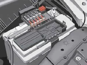 Seat Cordoba II (2006-2007) - schematy bezpieczników i przekaźników