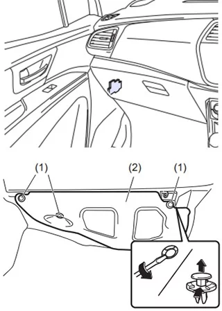 Suzuki Vitara Brezza (2016-2022) - schematy bezpieczników i przekaźników