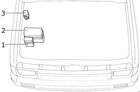 Toyota 4Runner (N120N130) (1989-1995) - schematy bezpieczników i przekaźników