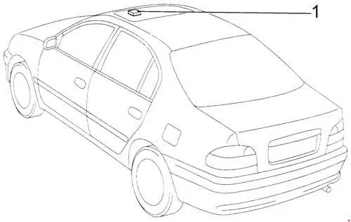 Toyota Avensis (1997-2002) - schematy bezpieczników i przekaźników