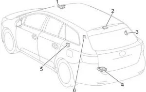 Toyota Avensis T270 (2009-2017) - schematy bezpieczników i przekaźników