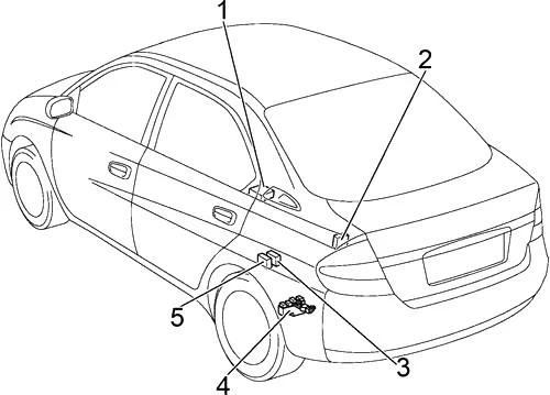 Toyota Prius (NHW11) (2000-2003) - schematy bezpieczników i przekaźników