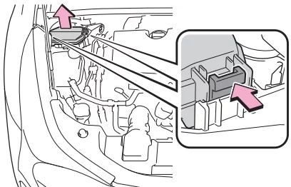 Toyota Prius (XW50) (2015-2022) - schematy bezpieczników i przekaźników