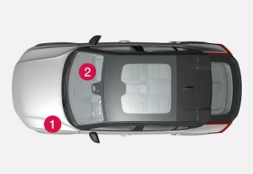 Volvo C40 Recharge (2022) - schematy bezpieczników i przekaźników