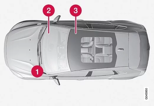 Volvo V40 (2018) - schematy bezpieczników i przekaźników