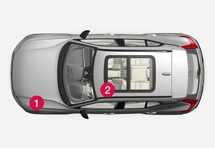 Volvo XC40 Recharge Pure Electric (2022) - schematy bezpieczników i przekaźników