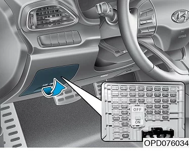 Hyundai i30 PD (2020) - schematy bezpieczników i przekaźników