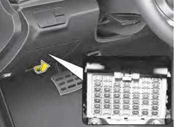 Kia Rio IV (2018-2020) - schematy bezpieczników i przekaźników