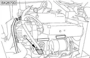 Kubota BX1870, BX2370, BS2670 - schematy bezpieczników i przekaźników