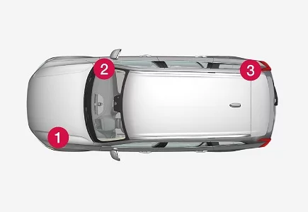 Volvo XC90 (2021) - schematy bezpieczników i przekaźników