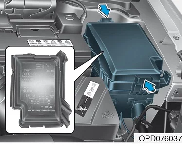 Hyundai i30 PD (2017-2019) - schematy bezpieczników i przekaźników