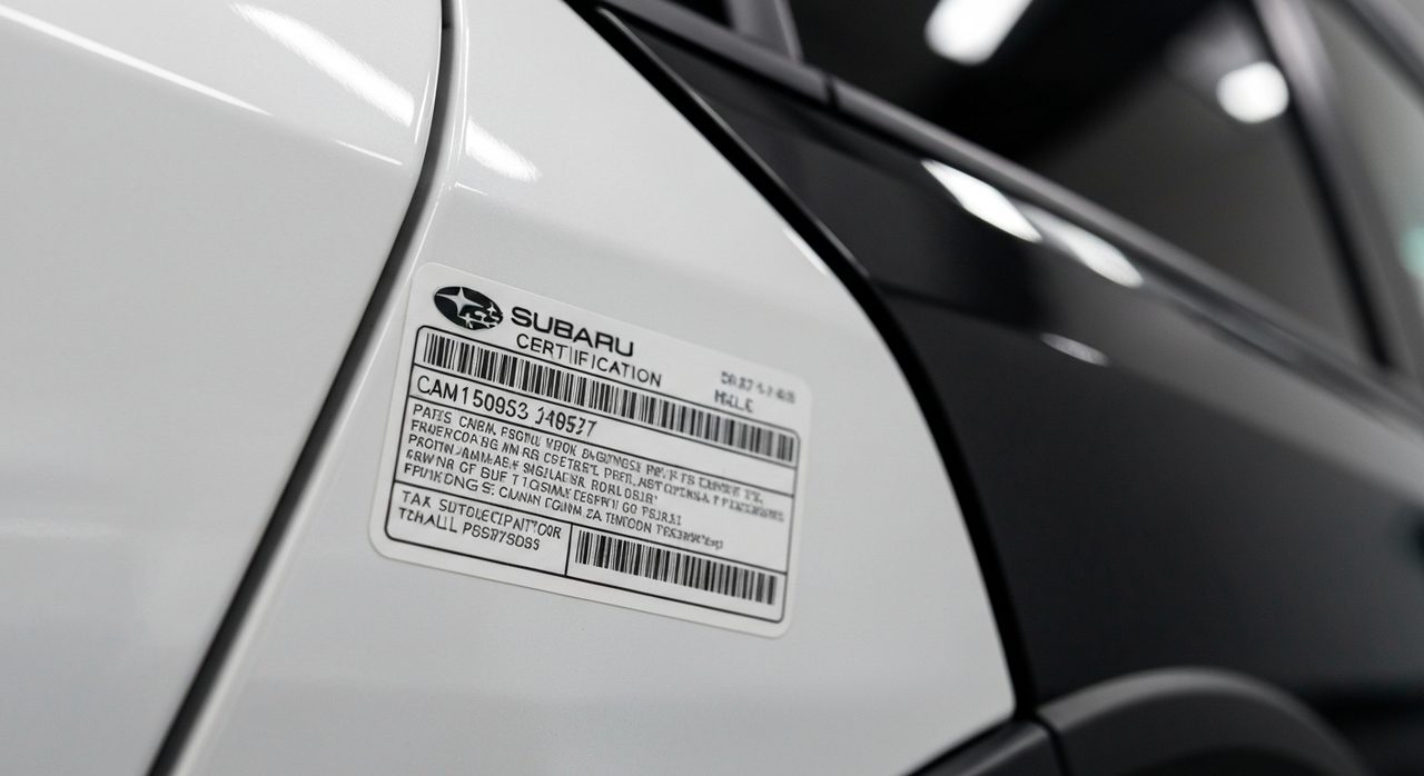 Błędna naklejka powodem akcji serwisowej ponad 540 tys. Subaru