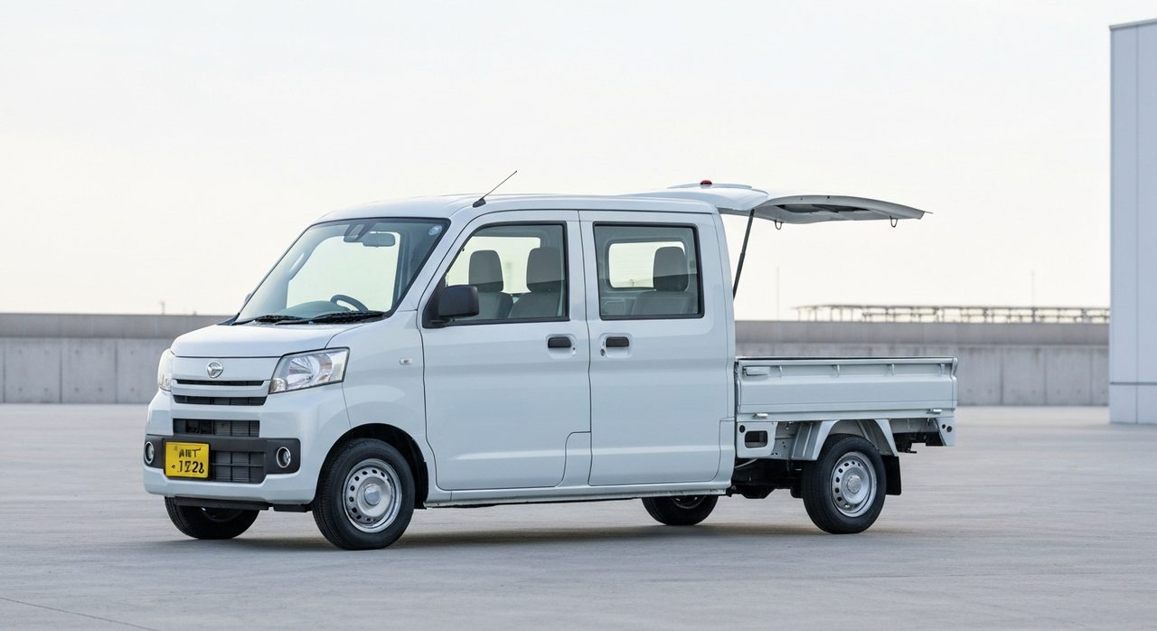Daihatsu Hijet DeckVan 2026: van z kabiną załogową i skrzynią