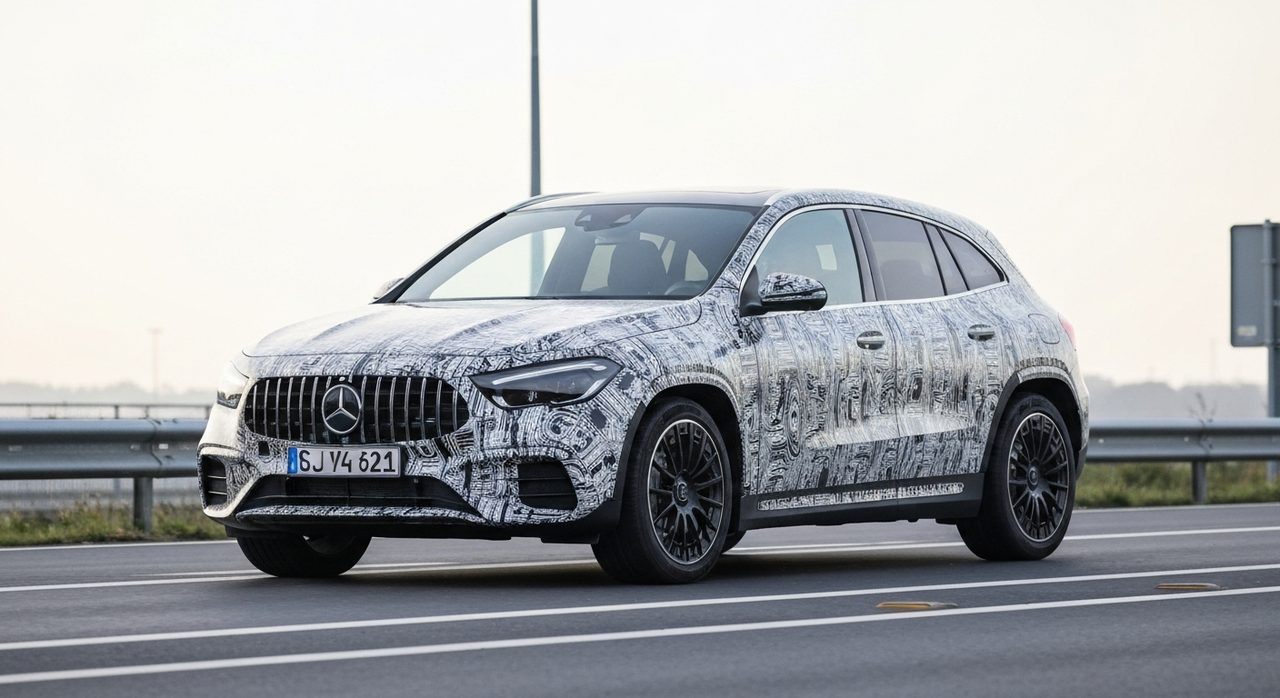Elektryczny Mercedes-AMG GLA (2026): Moc ponad 500 KM