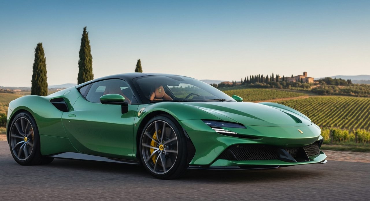 Ferrari SF90 XX w barwach Toskanii. To dzieło prosto z Maranello
