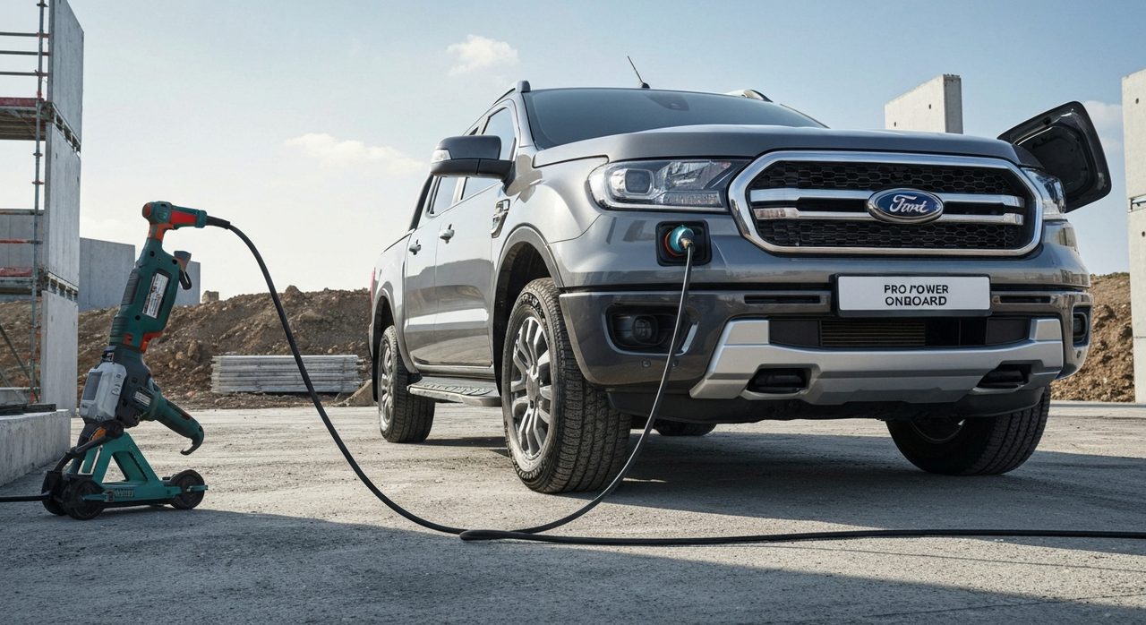 Ford Ranger PHEV: Koniec ery spalinowych generatorów na budowie?
