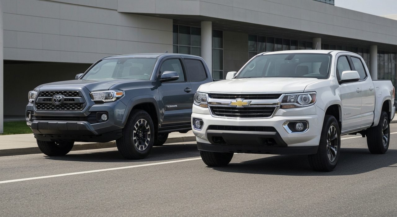 Tacoma vs Colorado: Który pickup z 2026 r. wolniej traci na wartości?