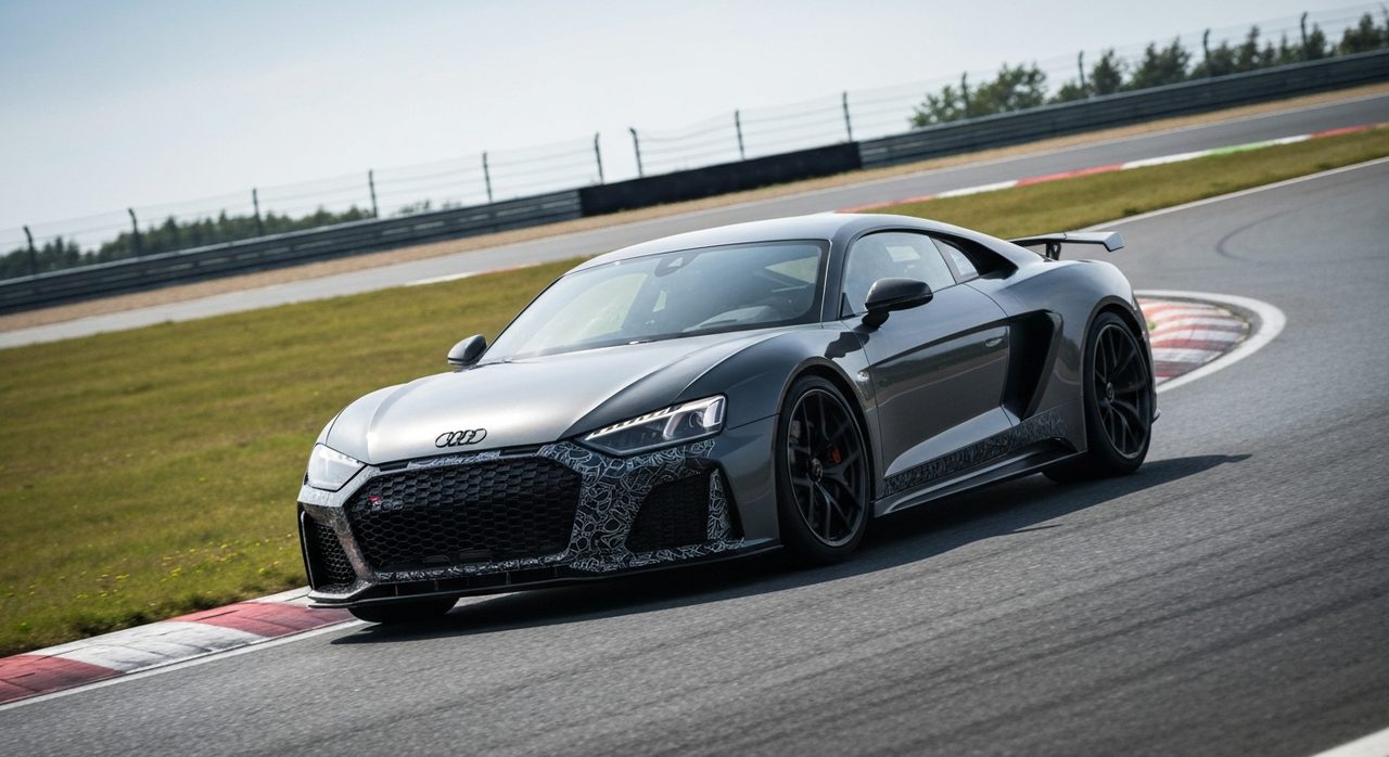 Testy Audi Nuvolari na Nürburgringu: Supercar z hybrydą V8 o mocy 1001 KM