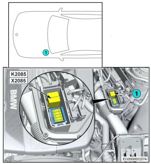 BMW 1 (F20-F21) (2011-2019) - schematy bezpieczników i przekaźników