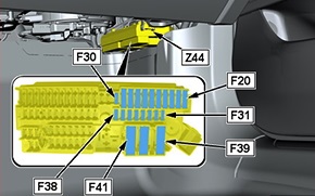 BMW 2 G42-U06 (2020-2023) - schematy bezpieczników i przekaźników