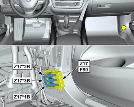 BMW X5 (F15) (2013-2018) - schematy bezpieczników i przekaźników