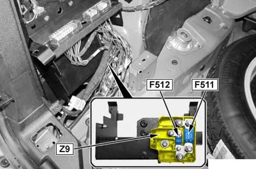 BMW X5 (F15) (2013-2018) - schematy bezpieczników i przekaźników