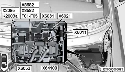 BMW X6 (E71-E72) (2007-2014) - schematy bezpieczników i przekaźników