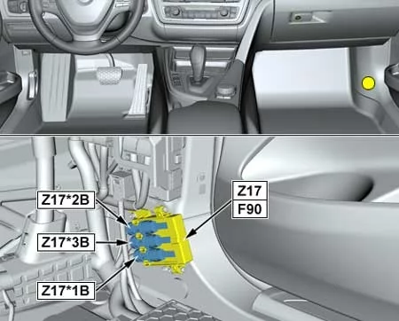 BMW X6 (F16) (2014-2019) - schematy bezpieczników i przekaźników