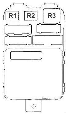 Honda Avancier (1999-2003) - schematy bezpieczników i przekaźników