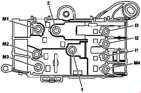 Mercedes-Benz Klasa S (W222, C217, A217) (2014-2020) - schematy bezpieczników i przekaźników