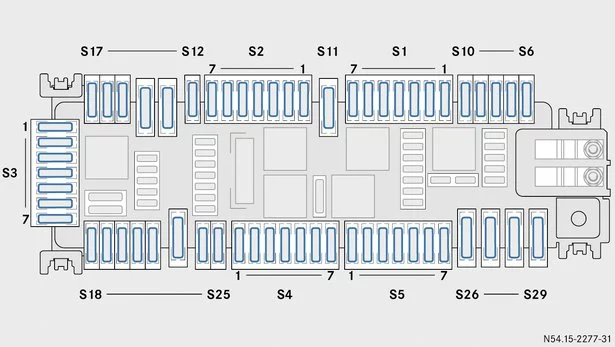 Mercedes-Benz Vito W447 (2014-2023) - schematy bezpieczników i przekaźników