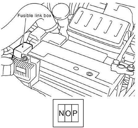 Nissan Note E11 (2004-2013) - schematy bezpieczników i przekaźników