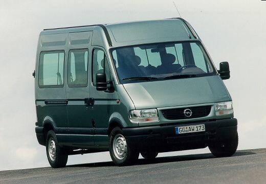 Opel Movano A (1998-2010) - schematy bezpieczników i przekaźników