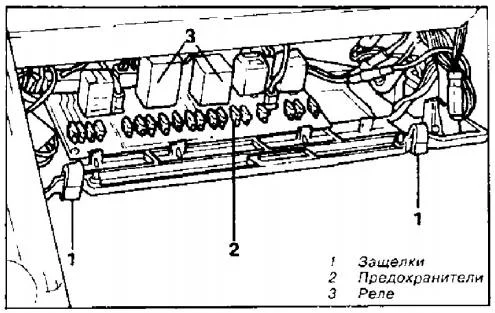 Renault 11 i 9 (1981-1988) - schematy bezpieczników i przekaźników