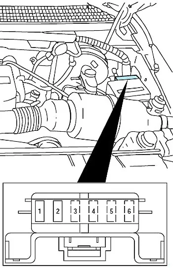 Ford F-250 Light Duty (1997-1999) - schematy bezpieczników i przekaźników