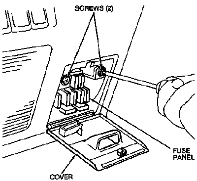 Ford Festiva (1988-1993) - schematy bezpieczników i przekaźników