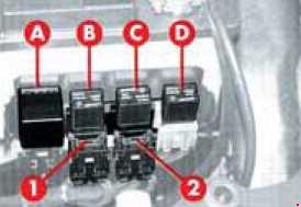 Alfa Romeo 145 (1994-2000) - schematy bezpieczników i przekaźników