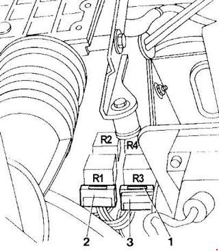 Alfa Romeo 155 (1992-1998) - schematy bezpieczników i przekaźników