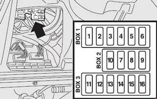 Alfa Romeo 156 (1997-2007) - schematy bezpieczników i przekaźników