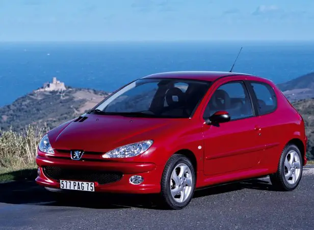 Peugeot 206 (1999-2002) - schematy bezpieczników i przekaźników