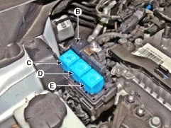 Kia Cee’d JD (2013-2018) - schematy bezpieczników i przekaźników