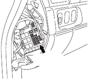 Mitsubishi 380 (2005-2008) - schematy bezpieczników i przekaźników