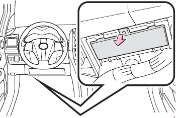 Toyota Corolla i Auris (E140E150) (2007-2013) - schematy bezpieczników i przekaźników