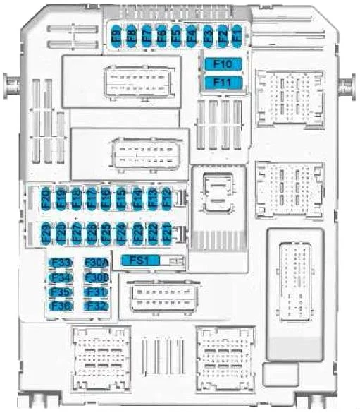 Toyota ProAce (2016-2022) - schematy bezpieczników i przekaźników