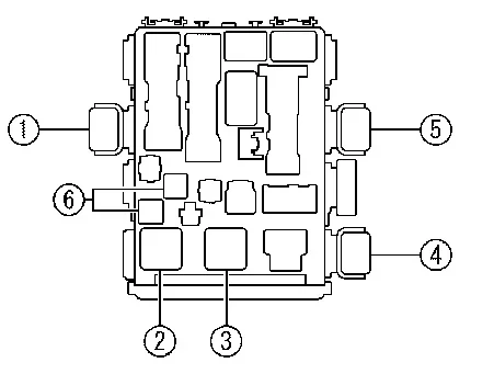 Toyota Yaris (XP90) (2005-2013) - schematy bezpieczników i przekaźników