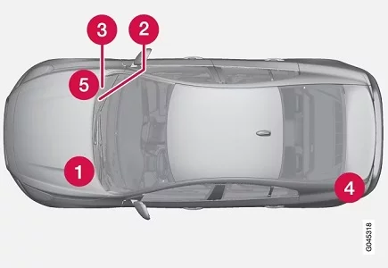 Volvo S60 (2018) - schematy bezpieczników i przekaźników
