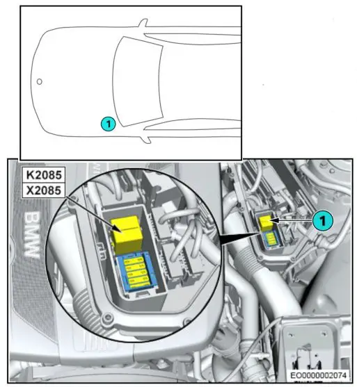 BMW 2 (F22-F23-F87) (2014-2021) - schematy bezpieczników i przekaźników
